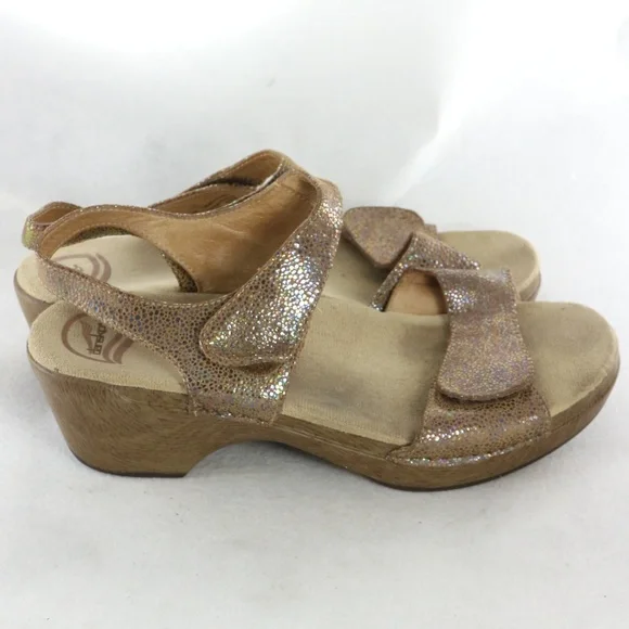 Dansko 'Sonnet' Carnivale Leather Sandal Sz 41 EUR 10.5-11 US - Picture 2 of 8